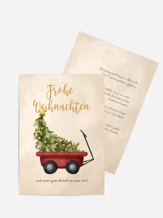 Weihnachtswagen Weihnachtswagen