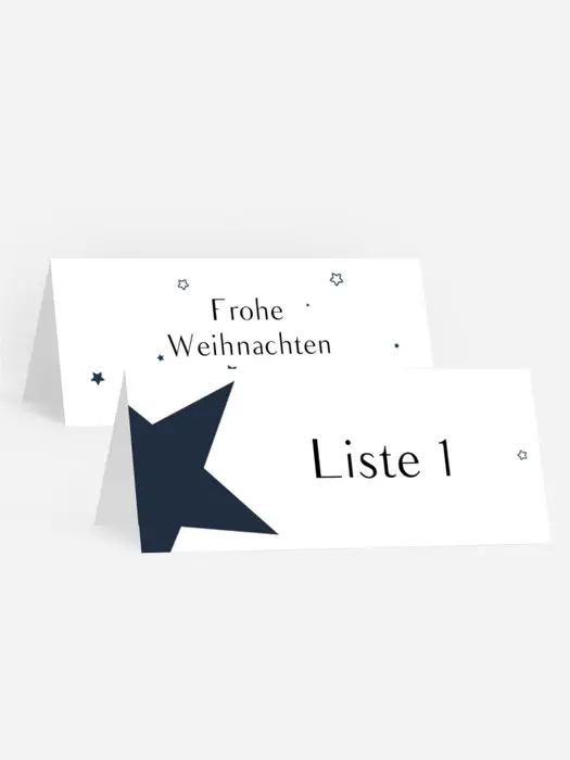 Weihnachtstischkarte Hirsch Weihnachtstischkarte Hirsch