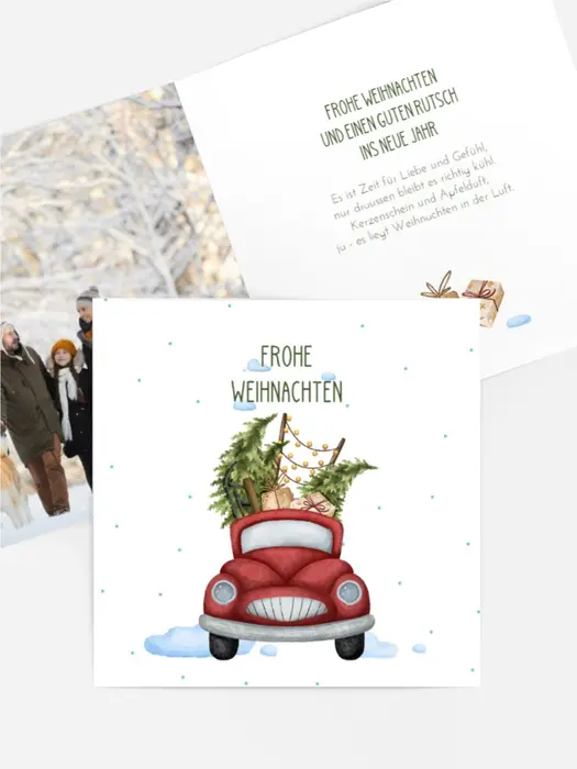 Fotogrußkarte Weihnachten Weihnachtsreise Fotogrußkarte Weihnachten Weihnachtsreise