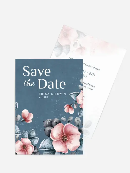 Save-the-Date Präsente Blumenflut Save-the-Date Präsente Blumenflut